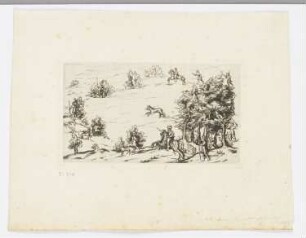 Wolfsjagd, Frontispiz aus: Robert Monthois, "La noble et furieuse chasse du loup", Paris 1863