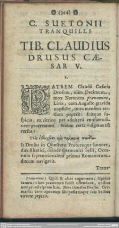 Tib. Claudius Drusus Caesar Caligula IV.