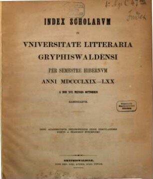 Academicorum philosophorum Index Herculanensis editus a Francisco Buecheler