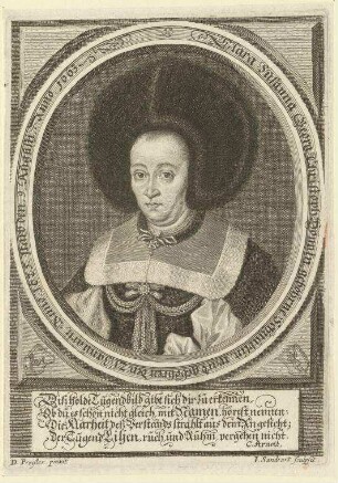 Klara Susanna, (1.) Frau des Georg Christof Hönn (Henn), geb. Schnabel; geb. 21. Januar 1625; gest. 9. August 1663