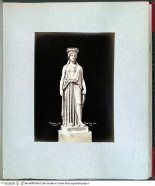 Rome sculptureKaryatide - Rotes Album III (Grabmäler, antike Skulptur und Fragmente; 16. Jh.)