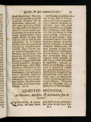 11-17, Quaestio Secunda.