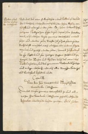 II. Von den zur Universität Geschäfften Verordneten Com[m]issarien.