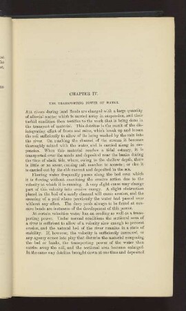 CHAPTER IV. THE TRANSPORTING POWER OF WATER.