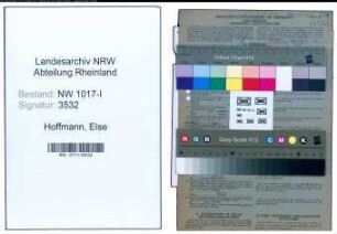 Entnazifizierung Else Hoffmann , geb. 24.05.1903 (Musiklehrerin)