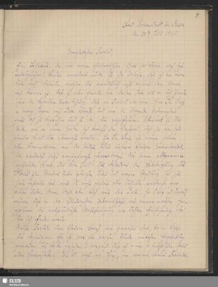 Bl. 7-8. Bad Höhenstadt b. Passau, 28.07.1845