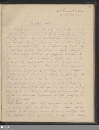 Bl. 7-8. Bad Höhenstadt b. Passau, 28.07.1845