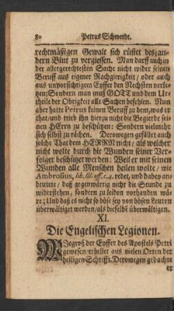XI. Die Engelischen Legionen