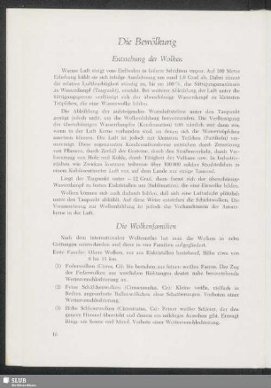 Die Bewölkung