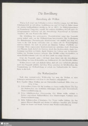 Die Bewölkung