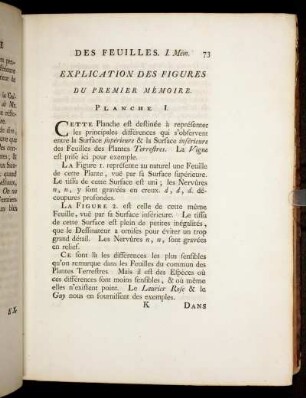 Explication Des Figures Du Premier Mémoire.