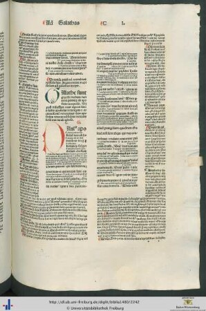 Argumentum in epistolam ad galathas
