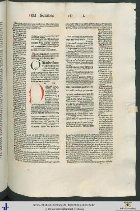 Argumentum in epistolam ad galathas
