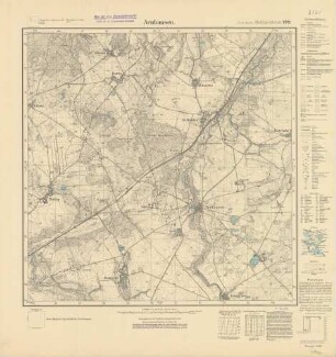 2161 (alte Nr.: 778) Arnhausen, Meßtischblatt (4cm - Karte)