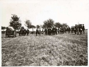 Große Polizeiübung im Bauland vom 16.9. - 18.9.1930 (an der Straße Buchen-Walldürn)
