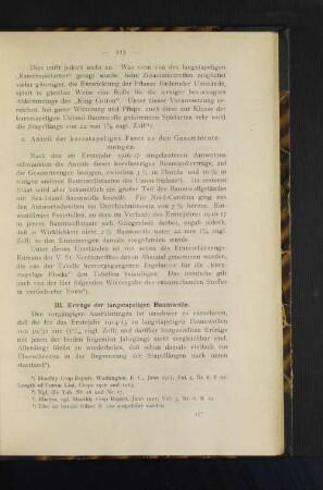 III. Erträge der langstapeligen Baumwollen.