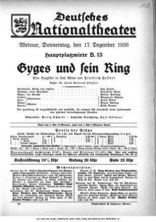 Gyges und sein Ring
