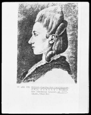 Bildnis der Herzogin Louise
