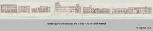 Fassadenansichten von Rom : Fassade des Collegio de'Sabini und von Santa Rita da Cascia in Rom