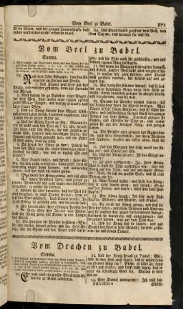 871-875, Vom Beel zu Babel; Vom Drachen zu Babel; ...