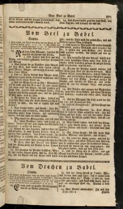 871-875, Vom Beel zu Babel; Vom Drachen zu Babel; ...