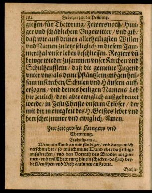 Zur zeit grosses Hungers und Thewrung.