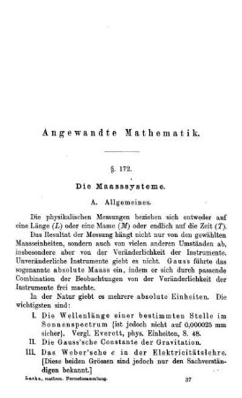 Angewandte Mathematik.