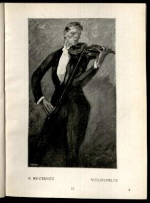 Violinspieler / R. Winternitz