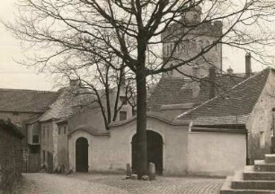 Kamenz, Roter Turm : Blick vom Lessinggässchen