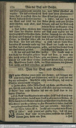 XIX. Von der Buß und Beichte
