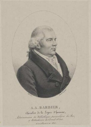 Bildnis des A. A. Barbier