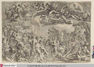 [Allegorie des Herbsts; Bacchus mit seinem Gefolge; Allegory of Autumn; Bacchus retournant des Indes accompagné de Silène, des faunes, de satyres, de Bacchantes et du reste de la suite; Allegoria dell'autunno]