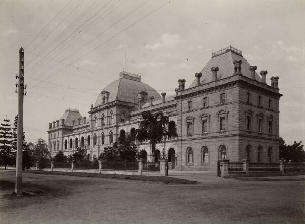 "Parlamentsgebäude, Brisbane."