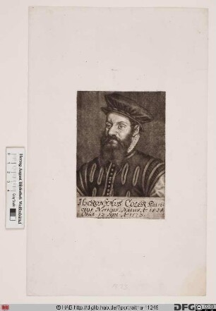 Bildnis Hieronymus Coler