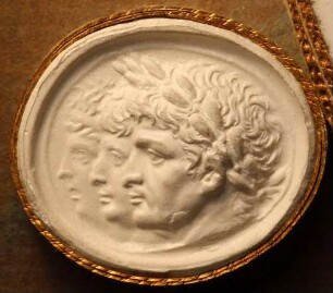 Profilbildnisse des Ptolemaios I. Soter und seiner Kinder (Daktyliothek, Das Alterthum nach Lippert und Visconti)