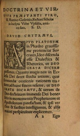 Praecepta Rhetoricae Inventionis : illustrata multis et utitlibus exemplis, ex sacra scriptura, & Cicerone, sumptis ; addita est eiusdem Oratio in fundere illustrissimi Principis, Henrici, Ducis Megapolensis &c. recitata Suerini