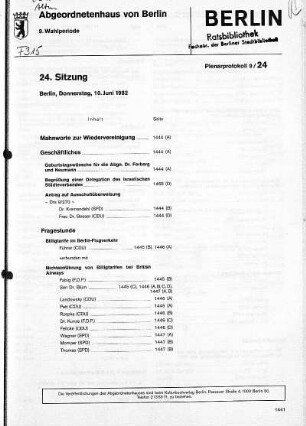 Nr. 24, 10. Juni 1982