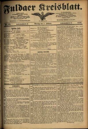 Ausgabe vom Montag, den 05. Februar 1906.