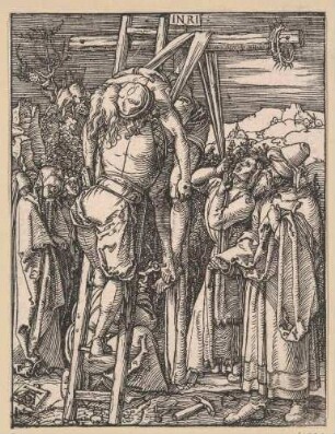 Kleine Passion, Blatt 27: Die Kreuzabnahme