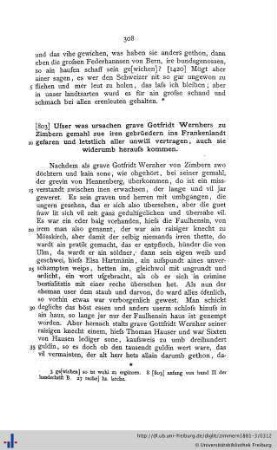 Ußer was ursachen grave Gotfridt Wernhers zu Zimbern gemahl zue iren gebrüedern ins Frankenlandt gefaren...