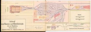 Personen- und Abstellbahnhof Monatskonkurrenz April 1903: Lageplan 1:1000 und 1:2000; 2 Maßstabsleisten