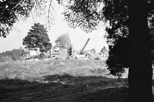 Abbruch des Altersheims "Parkschlössle" in Durlach.