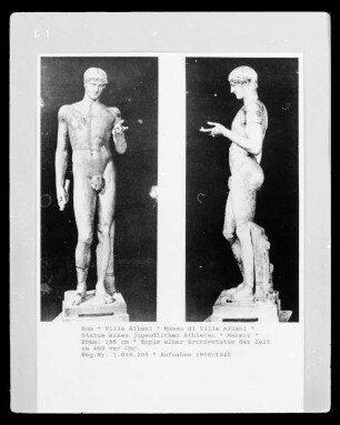Statue eines jugendlichen Athleten