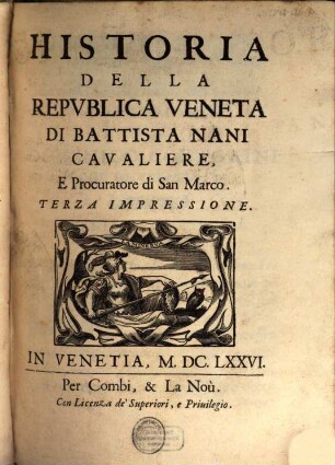 Historia Della Repvblica Veneta, [1]