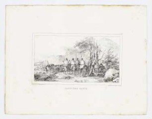 L’arrière garde, Blatt 7 der Folge "Lithographisches Album"