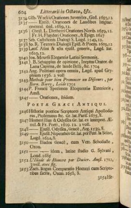 Poëtae in Octavo, &c.