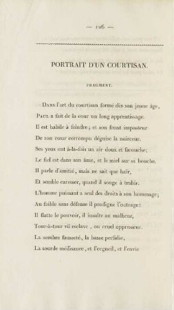 Portrait D'Un Courtisan