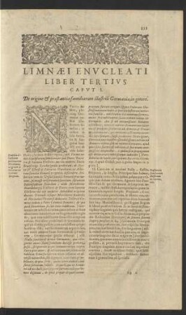 Limnaei Enucleati Liber Tertius