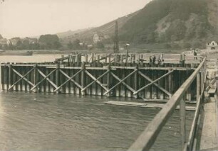 Rheinbrücke bei Remagen, Deutschland, 1917