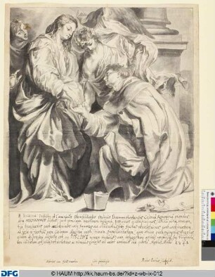 Hermannus Josephus zu den Füßen der heiligen Jungfrau